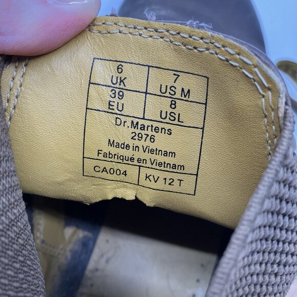 Dr. Martens 2976 Chelsea Boots Men's 7/Ladies 8 Brown Leather Outdoor Gorpcore - Picture 11 of 11